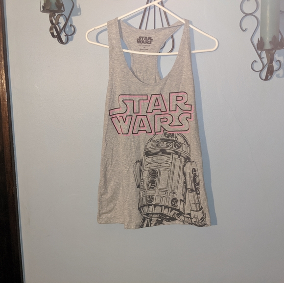 lucasfilm ltd Tops - Women Star Wars Gray Tank Size Medium